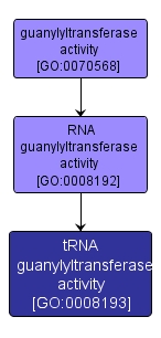 GO:0008193 - tRNA guanylyltransferase activity (interactive image map)