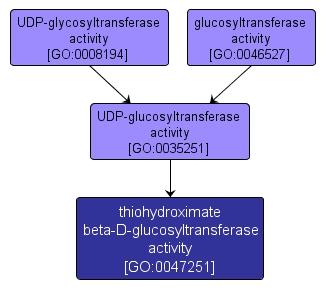 GO:0047251 - thiohydroximate beta-D-glucosyltransferase activity (interactive image map)