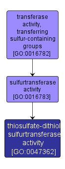 GO:0047362 - thiosulfate-dithiol sulfurtransferase activity (interactive image map)