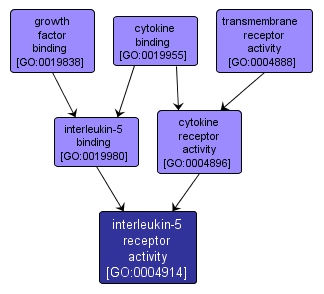 GO:0004914 - interleukin-5 receptor activity (interactive image map)